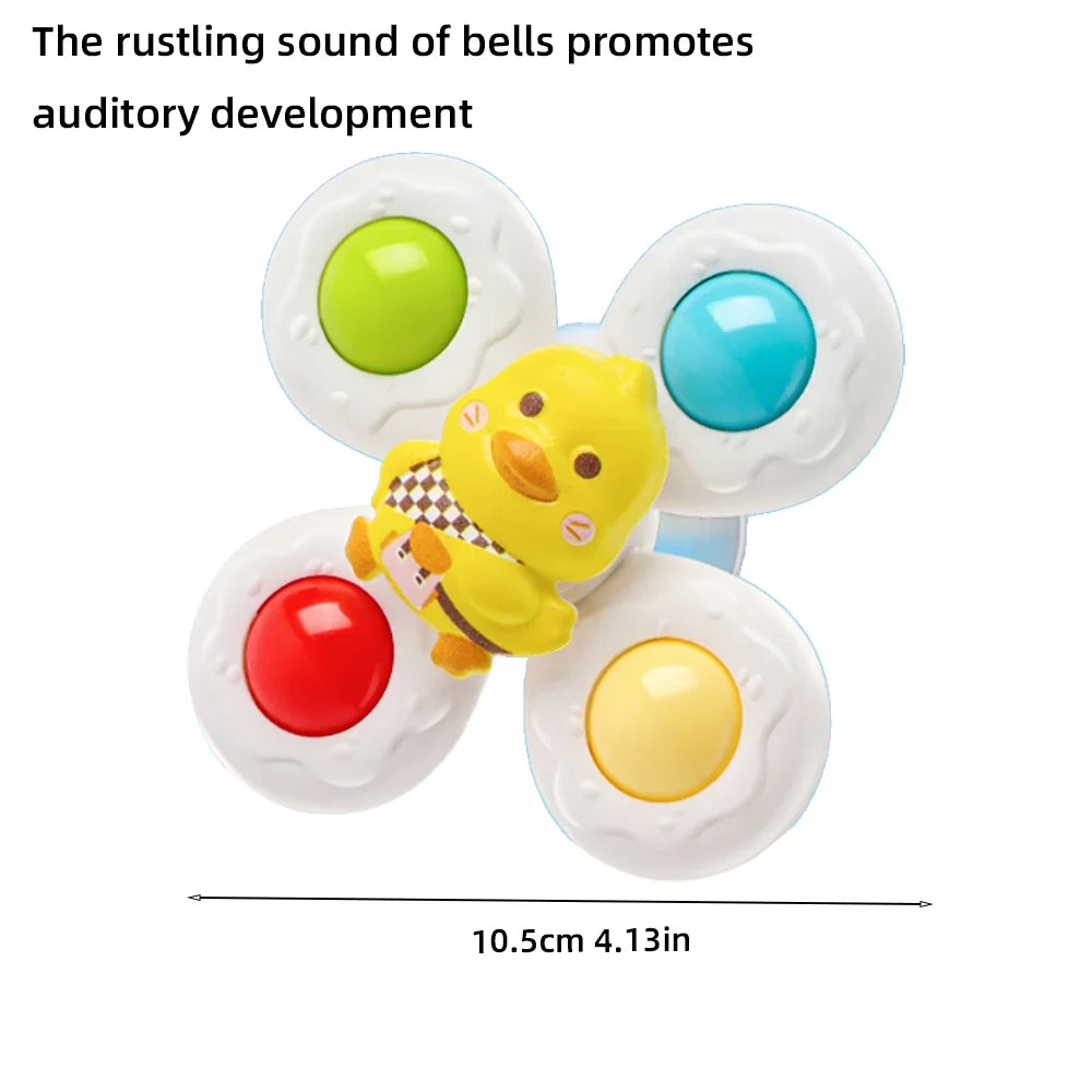 Baby Suction Cup Spinning Bath Toy – Montessori