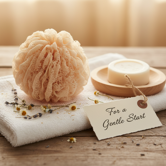 Gentle Soft Baby Bath Sponge — Ultra-Soft Natural Sponge for Newborn Skin Care