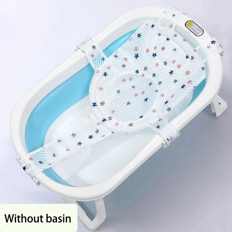 Baby Bath Net Seat Cushion – Adjustable Bathtub Support