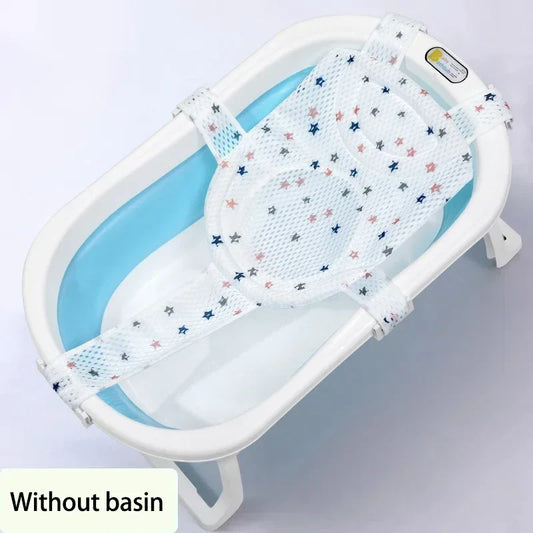 Baby Bath Net Seat Cushion – Adjustable Bathtub Support