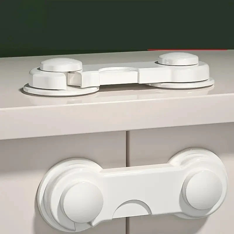 Baby Safety Cabinet Locks – 10 Pack (White)