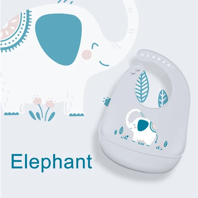 Silicone Baby Bib – Waterproof & Adjustable