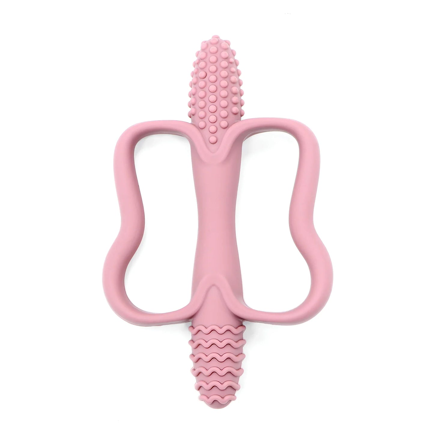 Baby Silicone Teething Toy with Easy-Grip Handle