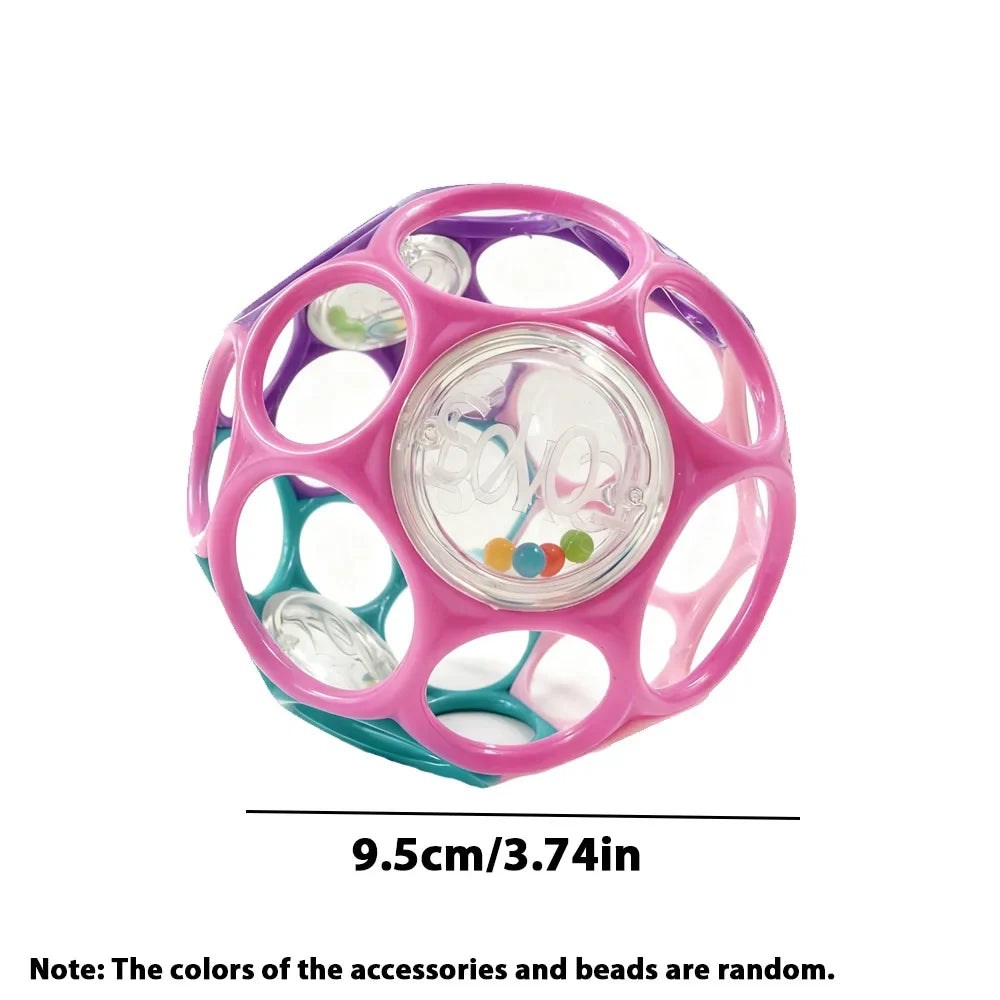 Baby Soft Grasping Rattle Ball with Bell