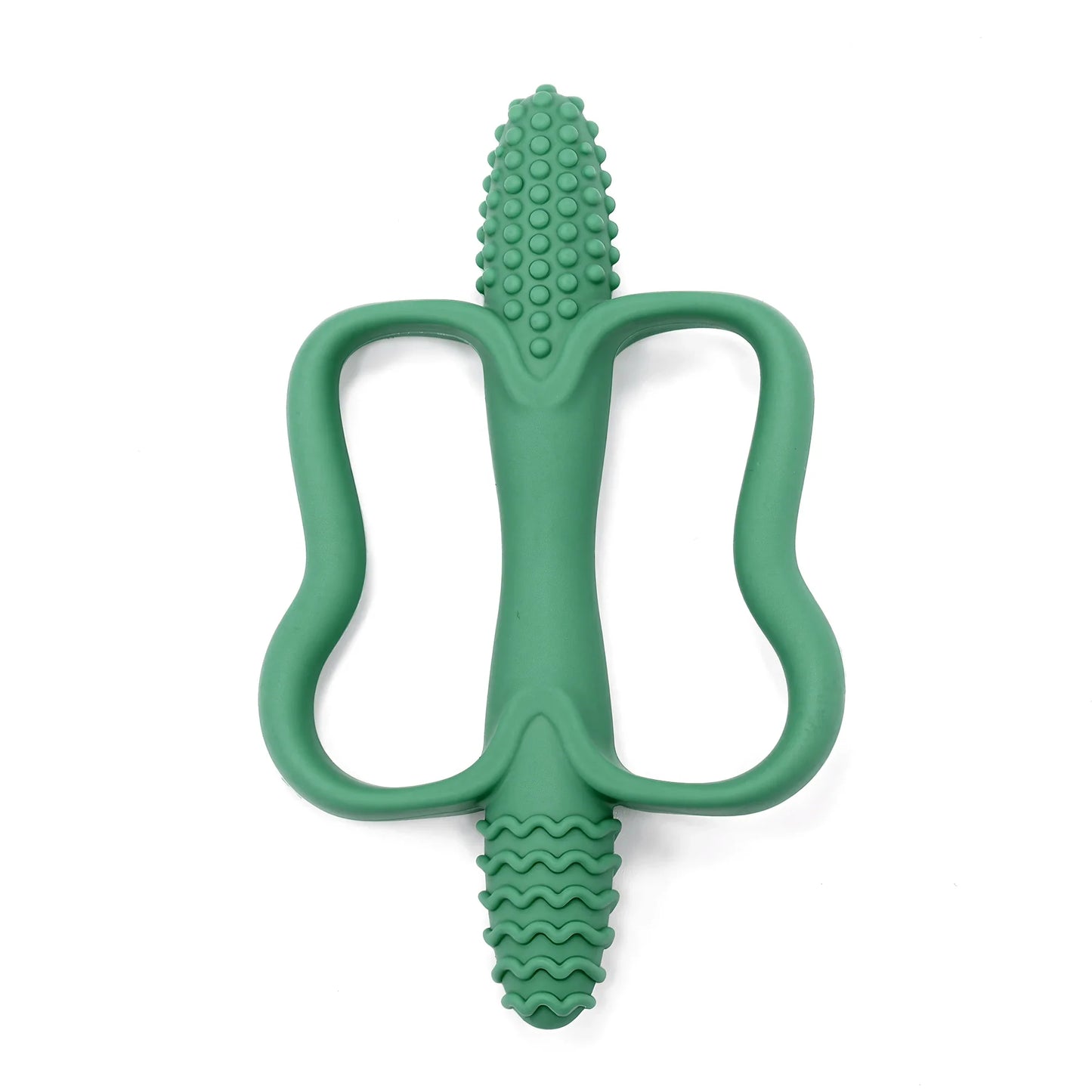 Baby Silicone Teething Toy with Easy-Grip Handle