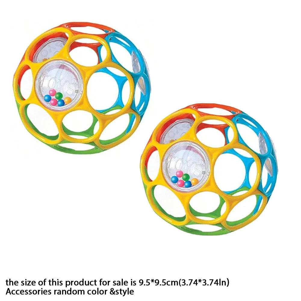 Baby Soft Grasping Rattle Ball with Bell