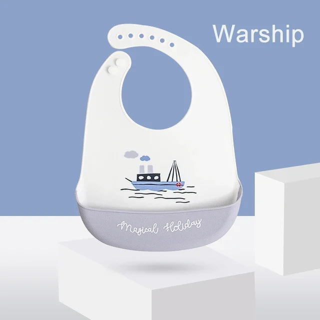 Silicone Baby Bib – Waterproof & Adjustable